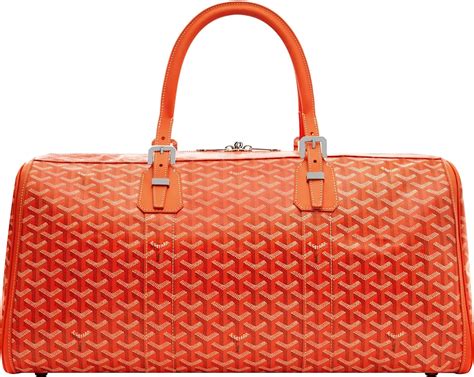 goyard duffle bag orange|2020 goyardine duffle bag.